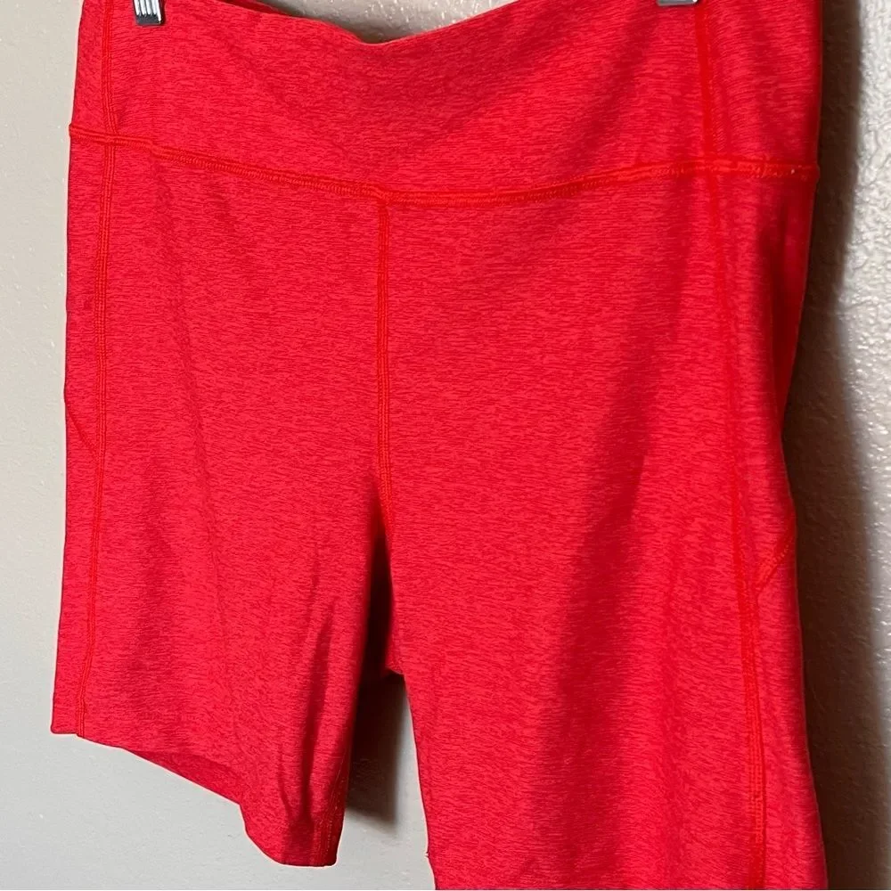 Outdoor Voices Pink Coral Pull-On Athletic Performance Biker Shorts Size XL